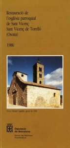 Opuscle Restauració Església Parroquial Sant Vicenç de Torelló 1986