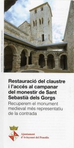 Opuscle - Restauració Monestir de Sant Sebastià dels Gorgs 2011